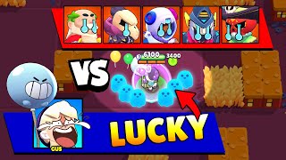 INSANE Funny Moments  Wins  Fails  Glitches ep, lucky gus trap bad luck brawlers  brawl stars. 886, .