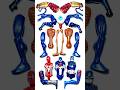 AVENGERS TOYS MARVEL'S, SPIDERMAN VS VENOM VS CAPTAIN AMERICA VS SIRENHEAD. #avengers #shorts