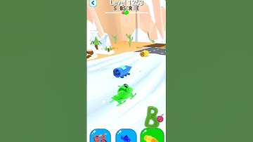 Shape-shifting Funny Race Gameplay new hyper casual games Level-1253 #shorts #gameplay#shapeshifting