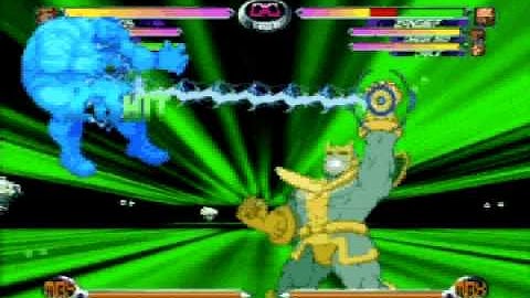 Marvel vs Capcom 2 (PS3): M.Bison/Thanos/Sabretooth 36 Hit Combo