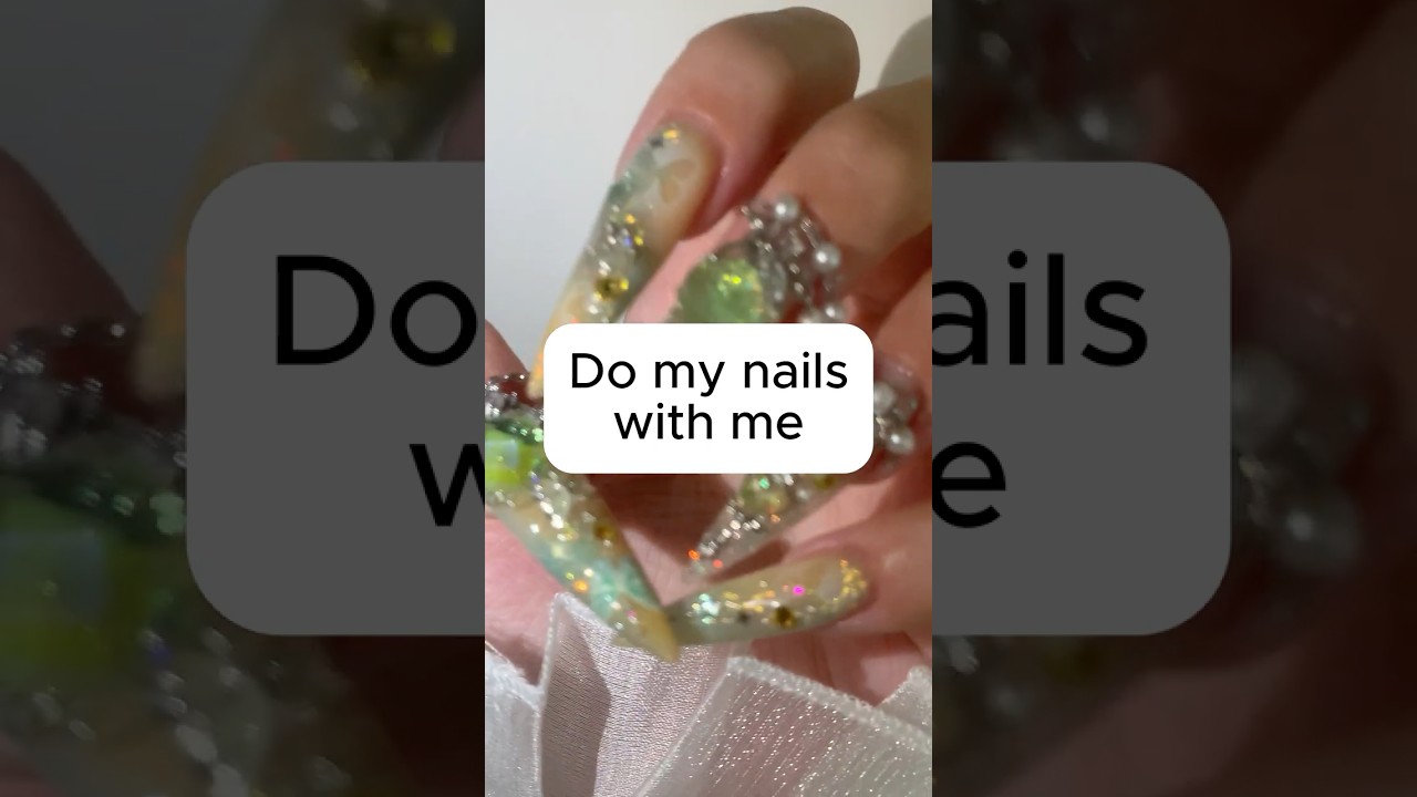 Do my nails with me! Full video is on my channel!