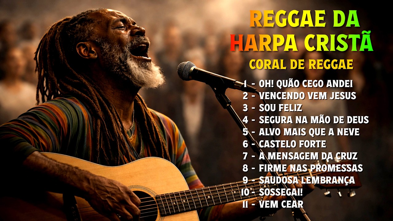 REGGAE DA HARPA CRISTÃ + 40 Minutos das mais conhecidas da Harpa com coral de reggae