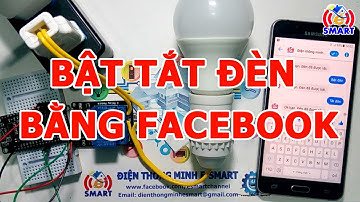 Bật tắt đèn bằng Facebook Messenger - Kit wifi nodemcu ESP8266 V3 CH340