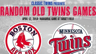 First Game at Target Field: Boston Red Sox at Minnesota Twins (04/12/2010)