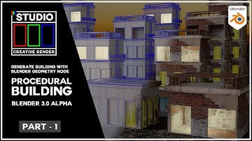 Procedural building generator blender 3.0 alpha with geometry node. Beginner friendly. (Part - 1)