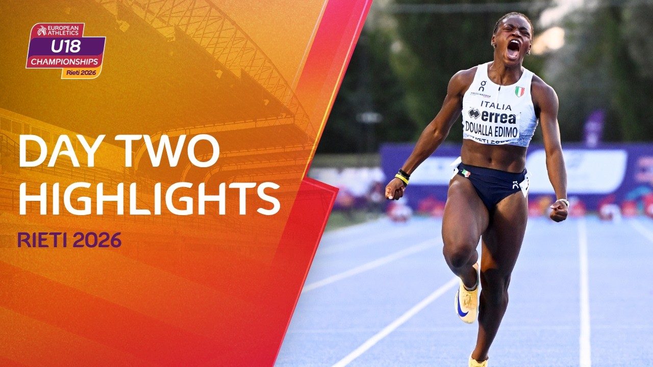 Records SMASHED in 100m finals! Day two highlights | 2026 European Athletics U18 Championships