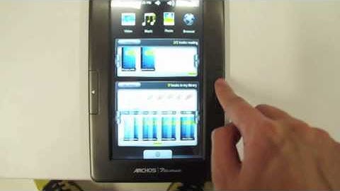 Archos ereader 70b Interface Test Ringhk.com