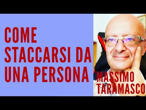 Come staccarsi da una persona, soprattutto per superare una rottura?