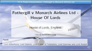 Fothergill v Monarch Airlines Ltd - House Of Lords - [1981] AC 251