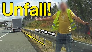 130km/h-Unfall, Radfahrerin übersehen und durchgezogene Linie | Dashcam Deutschland #096 | #germany