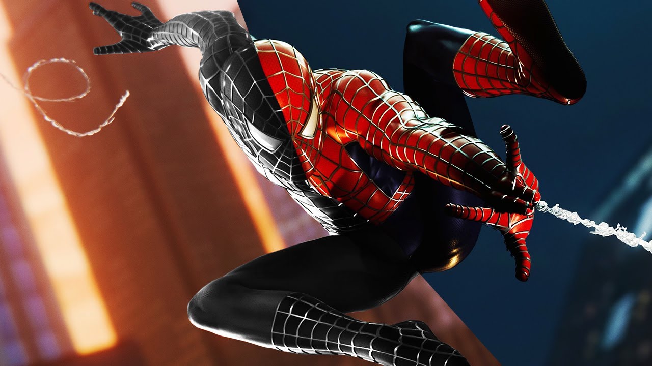 Spider Man Ps4 Black Raimi Suit Transformations Youtube Spider Man Ps4 Black Raimi Suit Transformations Youtube