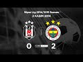 2.11.2014 | Beşiktaş-Fenerbahçe | 0-2