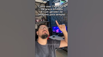Chat GPT-4 de graça para sempre #chatgpt #dicas #inteligenciaartificial #tecnologia #ia