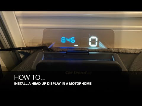 Head Up Display in Wohnmobil nachrüsten inkl Fahrtaufnahmen