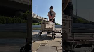 😱震驚送貨界!1車3用、承重100KG,呢部8.5cm薄嘅神車簡直係物流/市集檔主救星!📦|#大匠夫