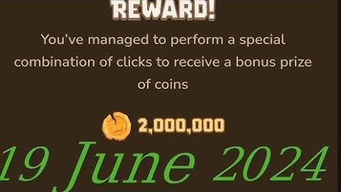 How to earn 2 million coins from MemeFi combo card daily | June 19, 2024 | #memefi #memeficoin #meme