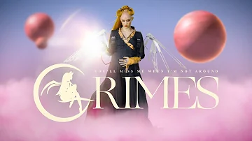 GRIMES - YOU’LL MISS ME WHEN I’M NOT AROUND - LYRIC VIDEO #GrimesArtKit  #StayHome #WithMe