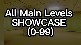 All Main Levels Showcase (0-99) (The Backrooms Ambience Special!)