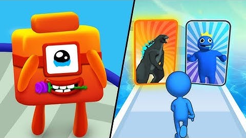 Merge Number Cube 3D Run | Monster Draft / All Level Gameplay: Android,iOS
