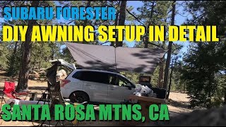 DIY: Awning Setup on a SJ Forester (or anything)