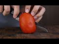 Kouheishinmatsu zdp189 135mm kurouchi petty vs tomato