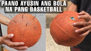 Paano ayusin ang bola na pang basketball  | CreaTVty screenshot 1