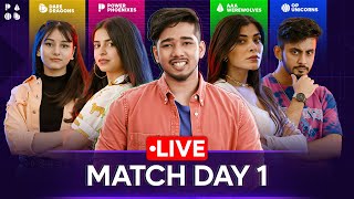 PLAYGROUND MATCH DAY 1 LIVE | @CarryMinati, @Triggered Insaan, @MortaL & @sc0ut | Playground