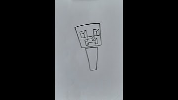 CREEPER #shorts #art #drawing