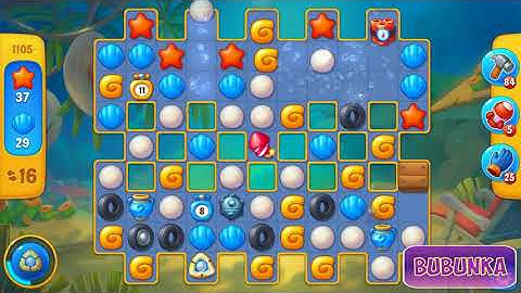 Fishdom level 1105 HD