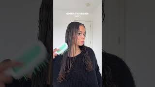 NO HEAT ON MY HAIR FOR ONE MONTH CHALLENGE #shorts