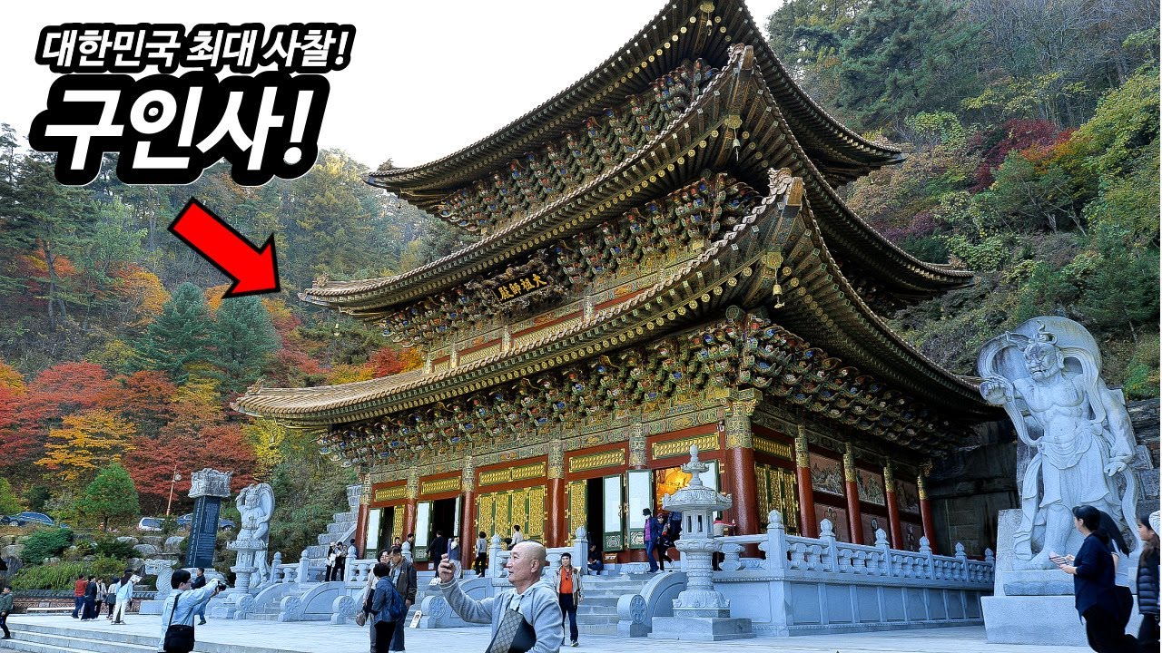 구인사 가는길! 구인사 가을단풍은 여기 만한 곳이 없죠ㅣ당일치기국내여행ㅣ대중교통여행 - YouTube