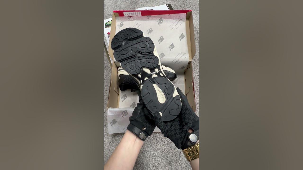Мужские кроссовки кожа текстиль New Balance 1000 Black White, кеды Нью ...