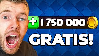 😱🚨EILMELDUNG: 1.750.000 GOLD *GRATIS* für JEDEN... (so geht's!) | Clash Royale Deutsch