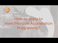 Investhorizon webinar how to apply