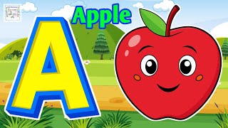 ABC Rhymes for Toddlers |A to Z ABC Phonics Song for Kids | Phonics Fun with A for Apple #kidssongs