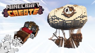I crafted EVERY JETPACK in Minecraft Create And built a Flying Ship!