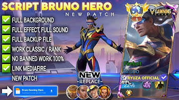 Script Bruno Dawning - Firebolt No Password | FullEffect Voice | Patch Terbaru