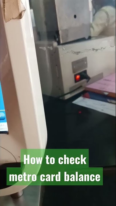 How To Check Metro Card Balance Bangalore How to check metro card balance #shorts #metro - YouTube