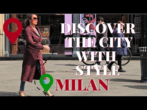 😎👣🇮🇹Walk with me in Milan: Discover the city with style!🇮🇹 #fashiontrends #streetstyle