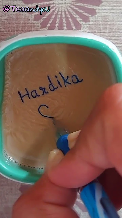 For all HARDIKA ♥️ Lovers 💐🌹 #trending #viralvideos #shorts #teaart #tea #teaandyou #art