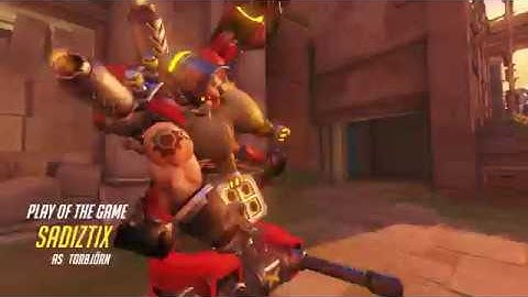 Overwatch Competitive Capture The Flag Play Of The Game - Torbjorn (Illios Ruins #2)
