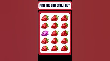Find the Odd emoji out||Memory test||Puzzlegame #viral
