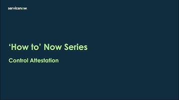 Control Attestations