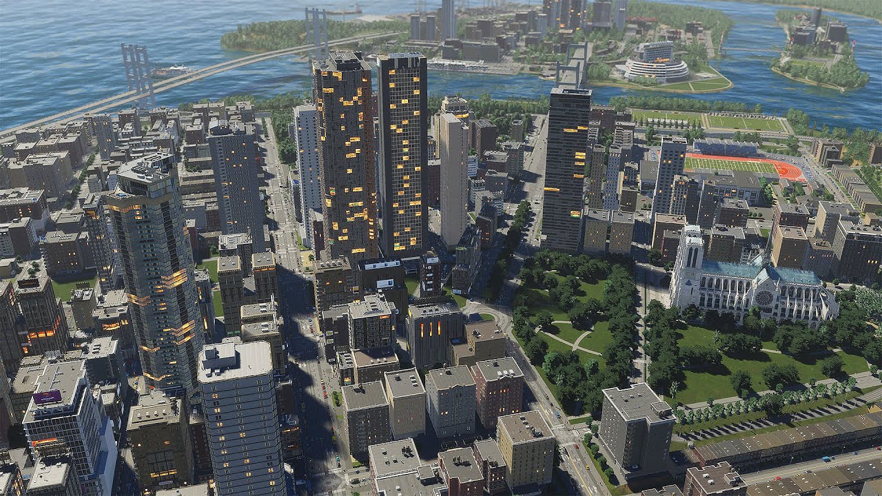 Here are some shots of my latest City build, can't wait untill  CitiesSkylines 2 is released. Got to 1,000,000 population in this city. PC  with mods. : r/CitiesSkylines
