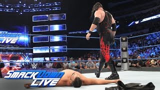 demon kane destroys the milkman smackdown live aug 30 2016