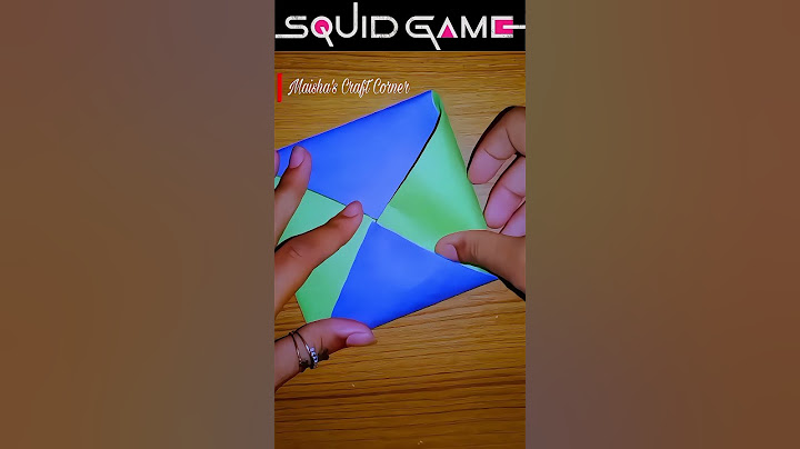 DIY Ddakji Game from Squid Game | Make Your Own Paper Ddakji #SquidGame #DIY #PaperCraft #shorts