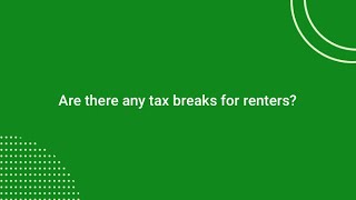 Do Renters Qualify for Tax Deductions