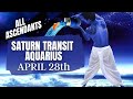 Saturn transit Aquarius - Results for all Ascendants/ Moon Signs - April 28th - July 12th, 2022