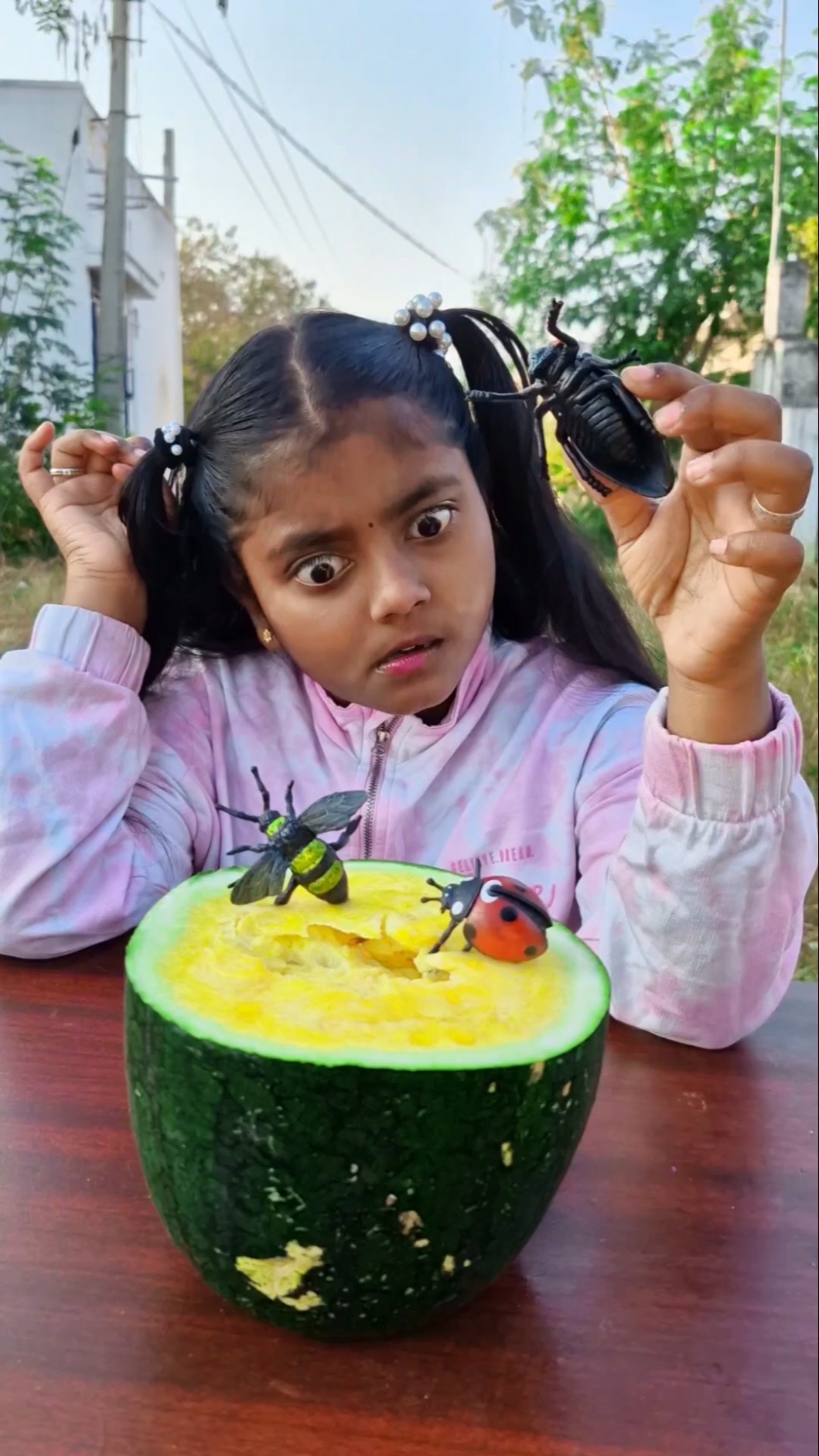 I don't like insects on watermelon ??Tom\u0026Jerry ?DiyaIshwarya #shorts #viralvideo