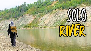 Solo Bank Fishing the North Saskatchewan River (4-Hour Challenge) @DCOutdoors